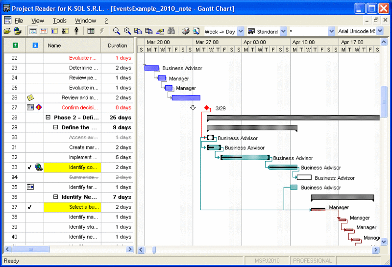 Project Reader Screenshot